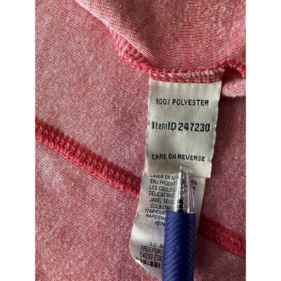 LL Bean Womens Lightweight Fleece Jacket, Pink Medium Reg Front Zip w/ Pockets - Picture 10 of 14